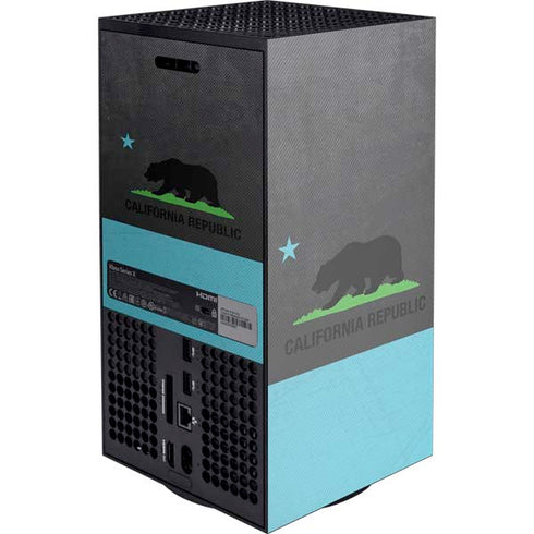 California Neon Republic XBox Series X Digital Edition Console Skin